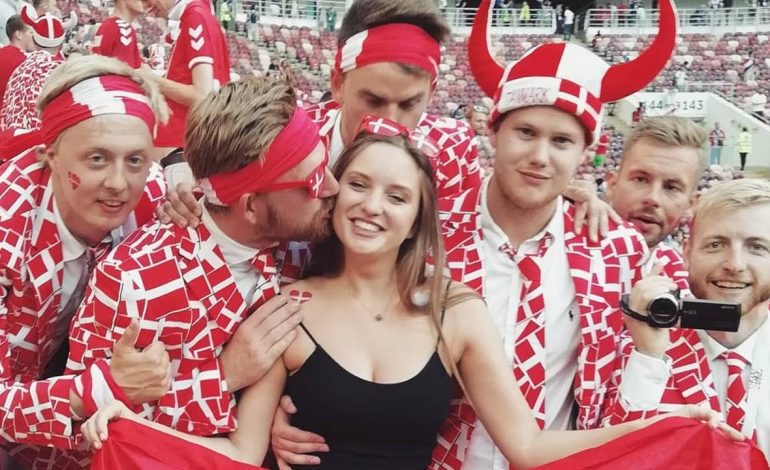 Seksinya Natali Khlebnikova, Wanita Rusia Pendukung Denmark di Piala Dunia 2018