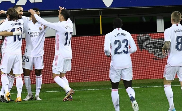 Hasil Pertandingan Eibar vs Real Madrid: Skor 1-3