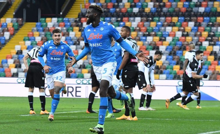 Udinese vs Napoli: Bakayako Menangkan Il Partenopei 2-1