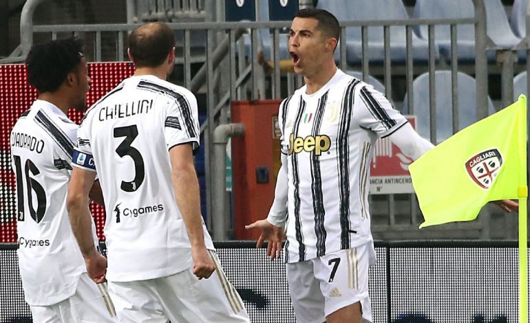 Cagliari vs Juventus: Ronaldo Hat-trick, Nyonya Tua Menang 3-1
