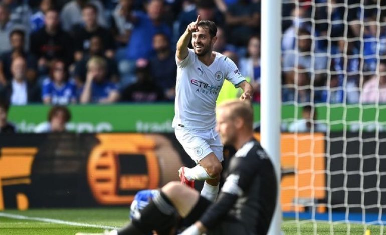 Leicester Vs Man City: Bernardo Silva Menangkan The Citizens