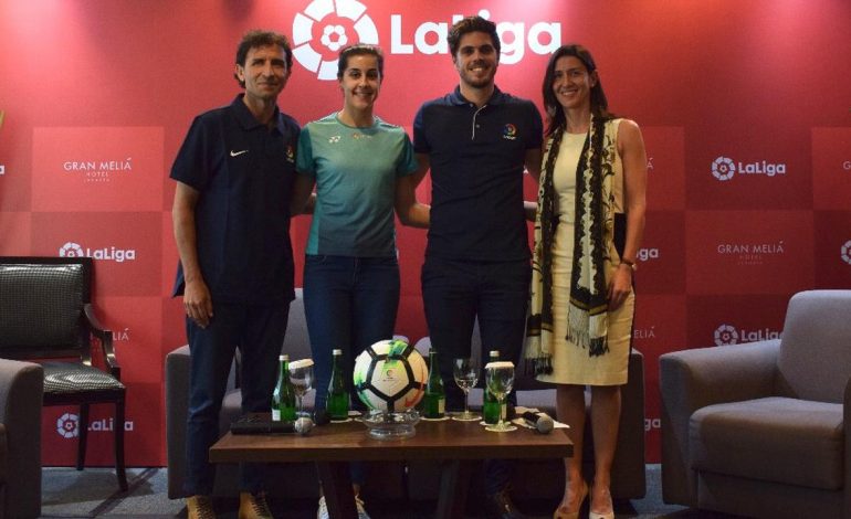 Promosikan Olahraga Spanyol, La Liga Hadirkan Luis Milla dan Carolina Marin