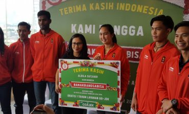 GO-JEK Berikan Layanan Gratis Satu Tahun kepada Peraih Emas Asian Games 2018