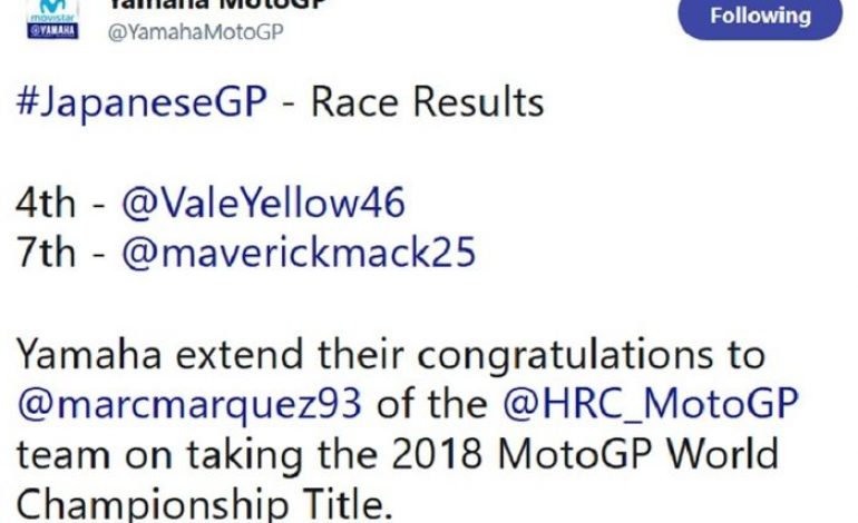 Enggak Tahunya Yamaha Kasih Selamat ke Marc Marquez Lebih Cepat Dibanding Pabrikan Lain