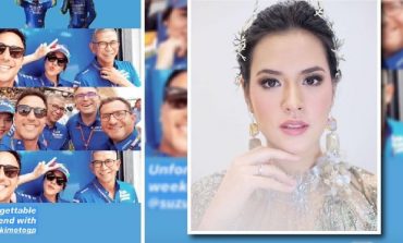 Penyanyi Raisa Berkeliaran di Paddock Tim Suzuki MotoGP Malaysia, Ada Apa Nih?