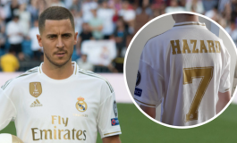 Nomor Punggung Eden Hazard di Real Madrid