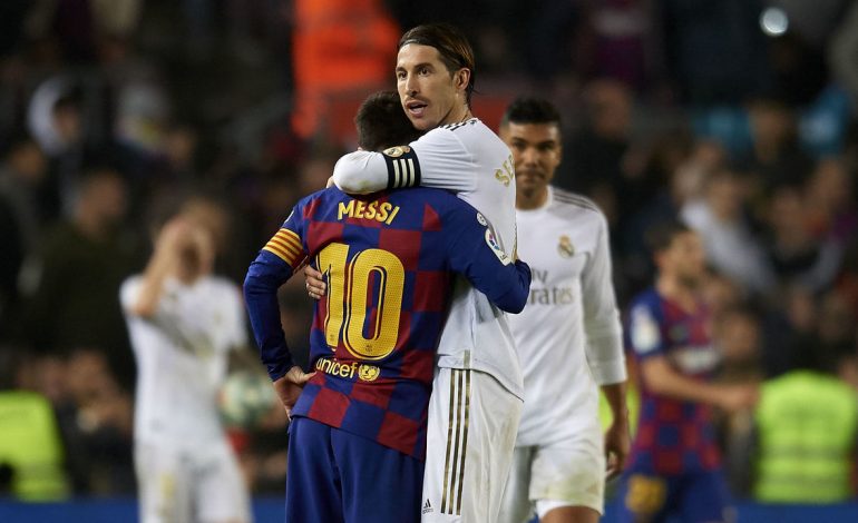 Lupakan Rivalitas, Sergio Ramos Ingin Messi Bertahan di Barcelona