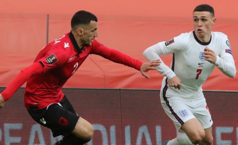 Hasil Pertandingan Albania vs Inggris: Skor 0-2