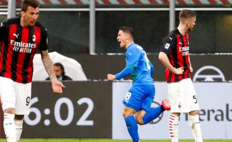 Hasil Pertandingan AC Milan vs Sassuolo: Skor 1-2