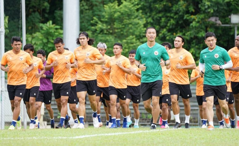 Beberapa Menu Latihan Timnas Indonesia Menjelang Piala AFF 2022