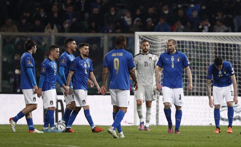 Hasil Pertandingan Italia vs Makedonia Utara 0-1, 25 Maret 2022