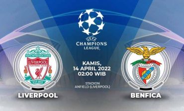 Prediksi Liverpool vs Benfica, 14 April 2022